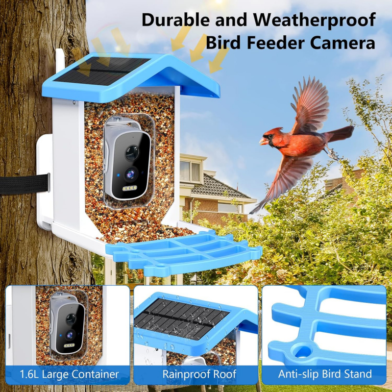 Smart Bird Feeder with Camera  - Smart Garden Ai ulasan dan harga