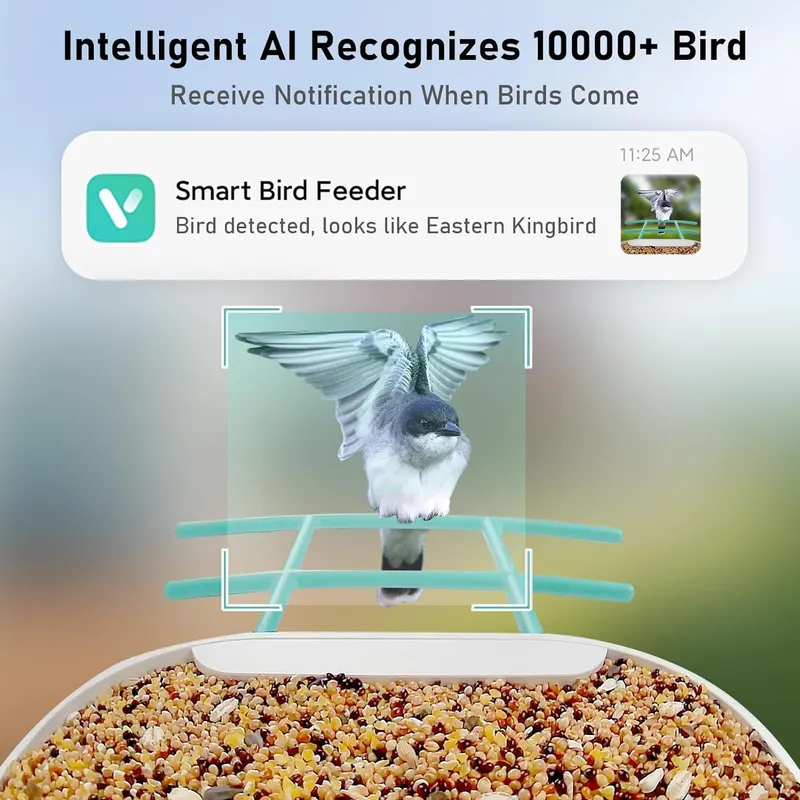 Smart Bird Feeder Camera with  - Smart Garden Ai ulasan dan harga
