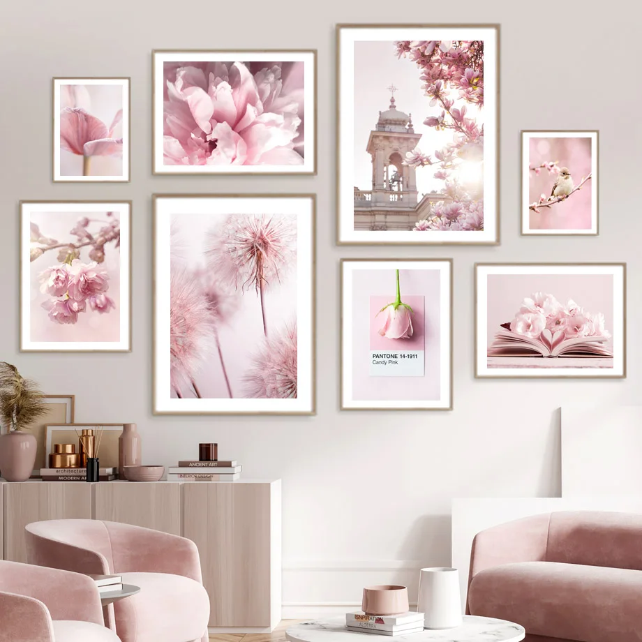 Spring Pink Rose Peony Sakura  - Smart Garden In Home ulasan dan harga